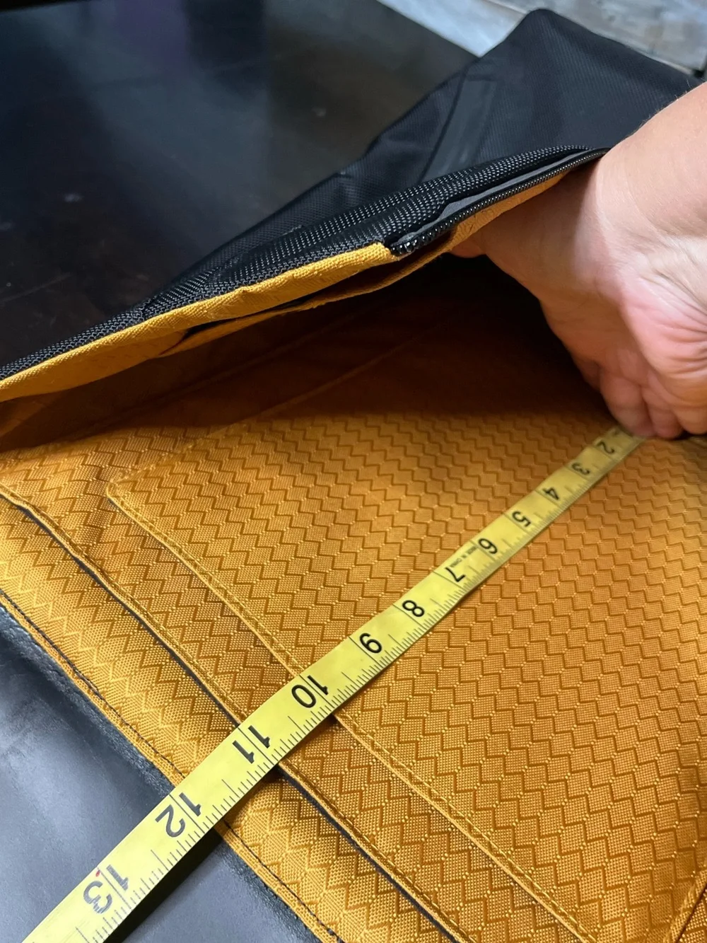 Waterfield (sfbags . com) Staad Laptop Bag, Leather, Ballistic Nylon